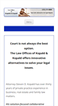 Mobile Screenshot of kopaldlawfirm.com